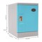 2-tiers Storage Cabinet Bedroom Lockable Storage Cabinet Nightstand With Keys